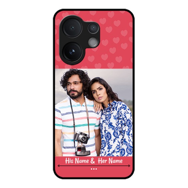 Vivo T4 Pro 5G Custom Glass Phone Case - Simple Love Design Vivo T4 Pro 5G Custom Glass Phone Case - Simple Love Design