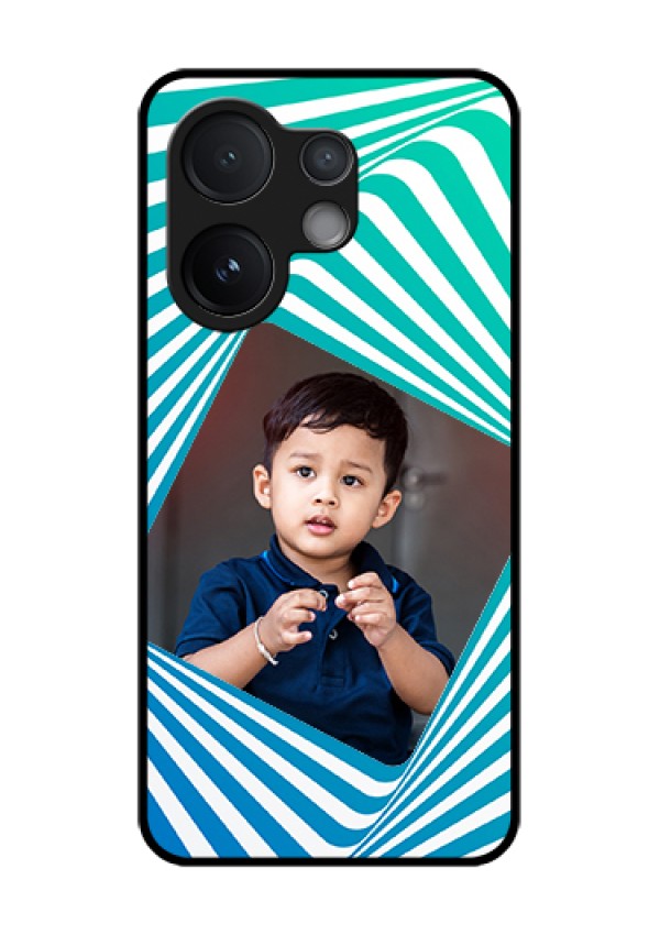 Vivo T4 Pro 5G Custom Glass Phone Case - Abstract Spiral Design