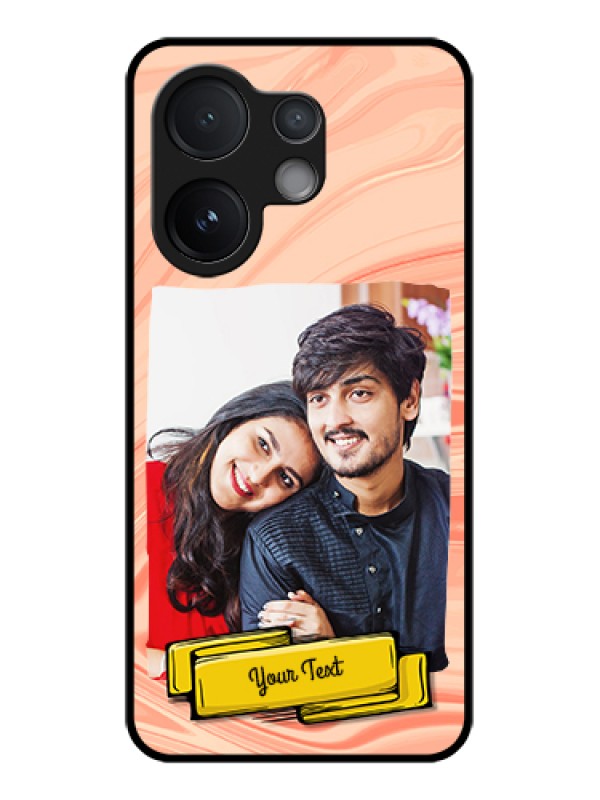 Custom Vivo T4 Pro 5G Custom Glass Phone Case - Marble Texture Design