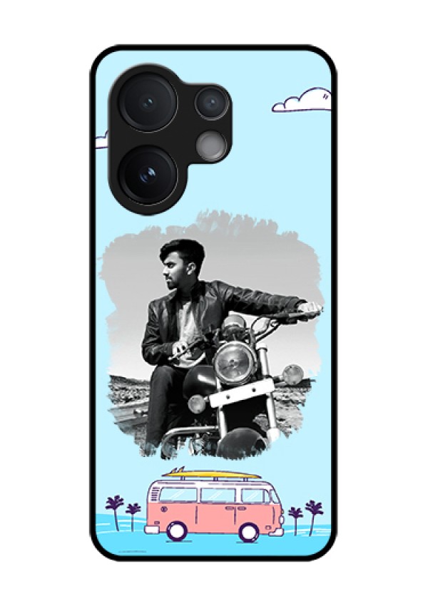 Vivo T4 Pro 5G Custom Glass Phone Case - Travel & Adventure Design