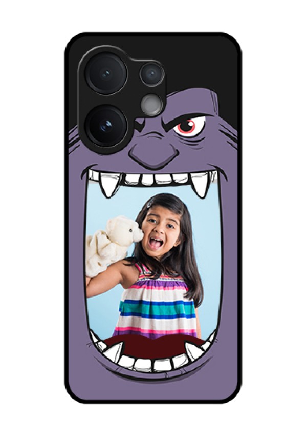 Vivo T4 Pro 5G Custom Glass Phone Case - Angry Monster Design