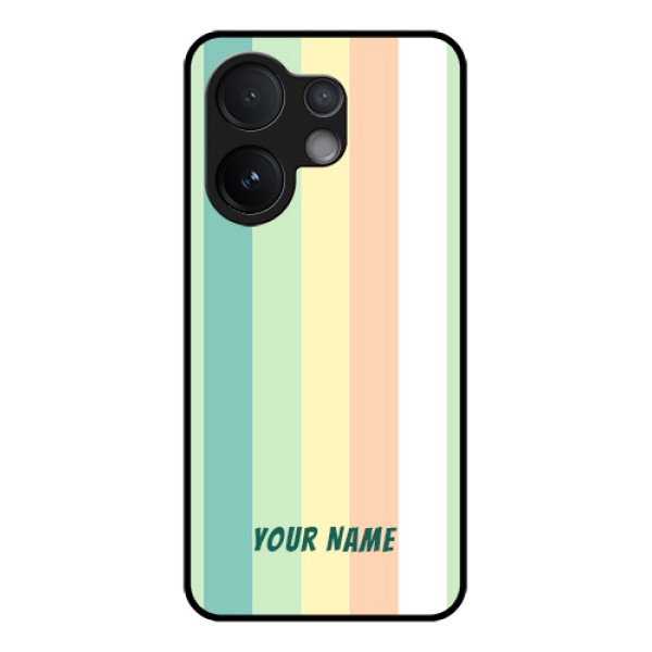 Vivo T4 Pro 5G Custom Glass Phone Case - Multi - Colour Stripes Design Vivo T4 Pro 5G Custom Glass Phone Case - Multi - Colour Stripes Design