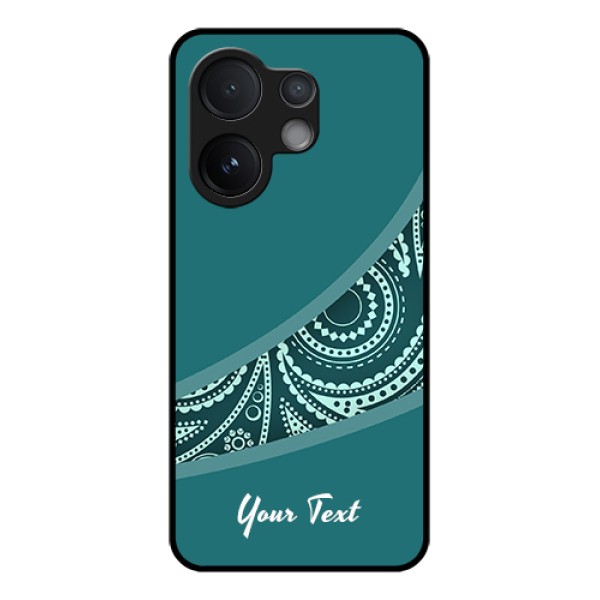 Vivo T4 Pro 5G Custom Glass Phone Case - Semi Visible Floral Design