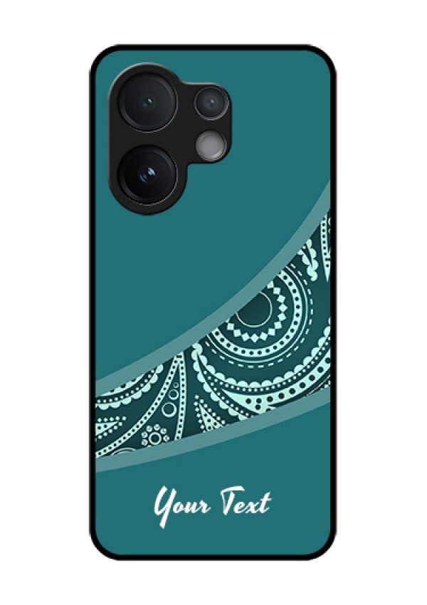 Vivo T4 Pro 5G Custom Glass Phone Case - Semi Visible Floral Design