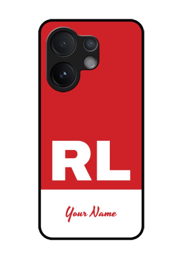 Vivo T4 Pro 5G Custom Glass Phone Case - Dual Tone Custom Text Design