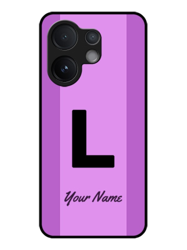 Custom Vivo T4 Pro 5G Custom Glass Phone Case - Tricolor Custom Text Design