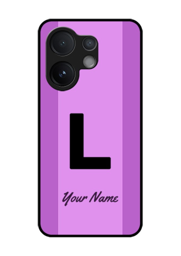 Vivo T4 Pro 5G Custom Glass Phone Case - Tricolor Custom Text Design