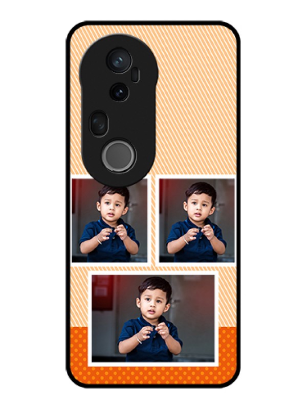 Custom Vivo T4 Ultra 5G Custom Glass Phone Case - Bulk Photos Upload Design