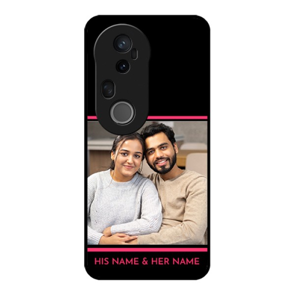 Vivo T4 Ultra 5G Custom Glass Phone Case - With Add Text Design