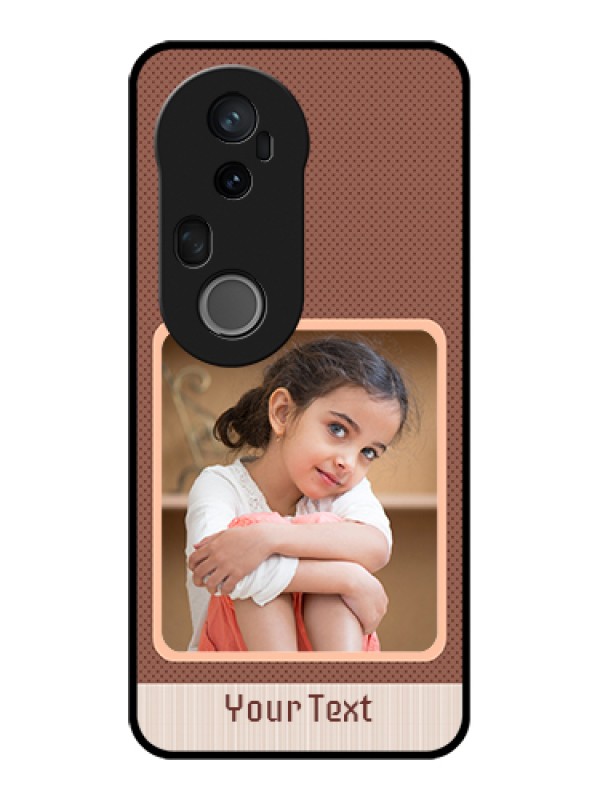 Custom Vivo T4 Ultra 5G Custom Glass Phone Case - Simple Pic Upload Design