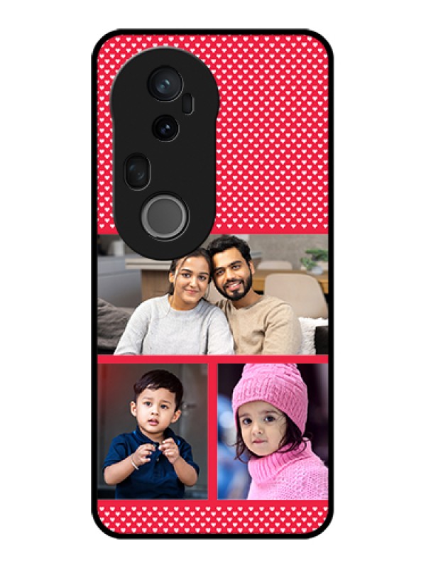 Custom Vivo T4 Ultra 5G Custom Glass Phone Case - Bulk Photo Upload Design