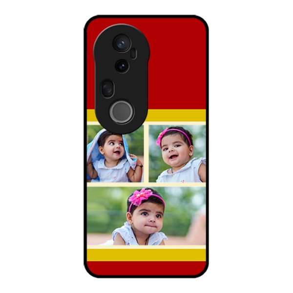 Vivo T4 Ultra 5G Custom Glass Phone Case - Multiple Pic Upload Design