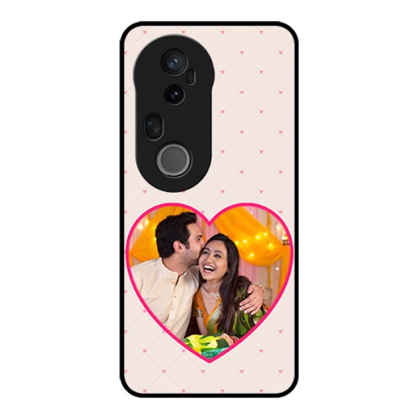 Vivo T4 Ultra 5G Custom Glass Phone Case - Heart Shape Design