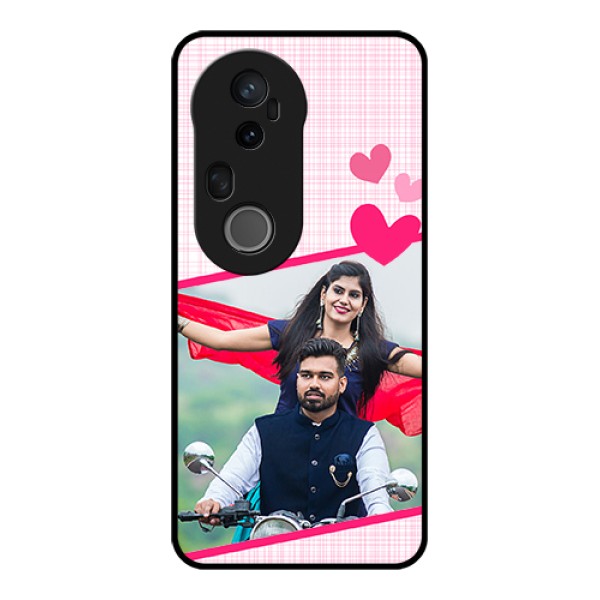 Vivo T4 Ultra 5G Custom Glass Phone Case - Love Shape Heart Design Vivo T4 Ultra 5G Custom Glass Phone Case - Love Shape Heart Design