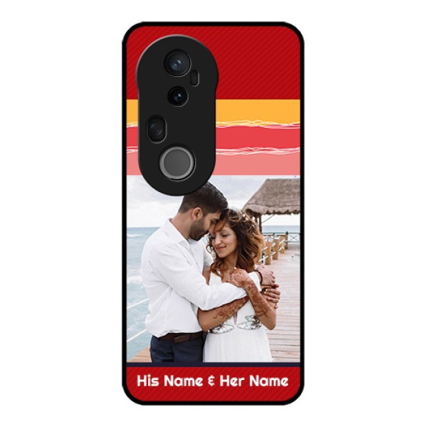 Vivo T4 Ultra 5G Custom Glass Phone Case - Colorful Case Design