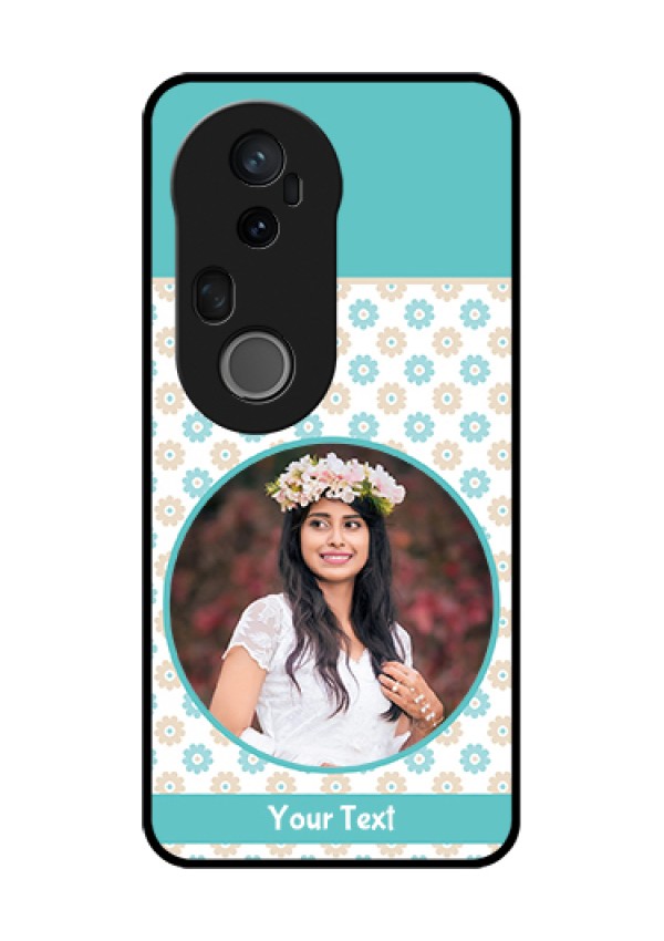 Vivo T4 Ultra 5G Custom Glass Phone Case - Beautiful Flowers Design