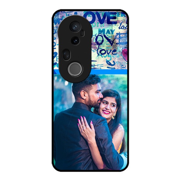 Vivo T4 Ultra 5G Custom Glass Phone Case - Colorful Love Design Vivo T4 Ultra 5G Custom Glass Phone Case - Colorful Love Design