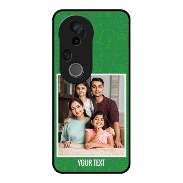 Vivo T4 Ultra 5G Custom Glass Phone Case - Picture Upload Design