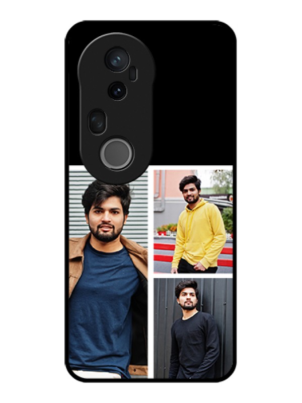 Custom Vivo T4 Ultra 5G Custom Glass Phone Case - Upload Multiple Picture Design