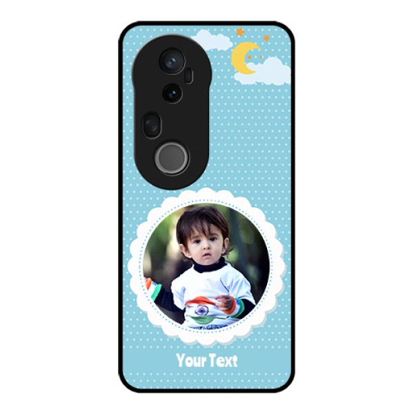Vivo T4 Ultra 5G Custom Glass Phone Case - Violet Pattern Design