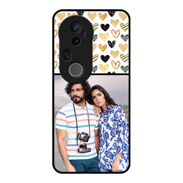 Vivo T4 Ultra 5G Custom Glass Phone Case - Love Symbol Design