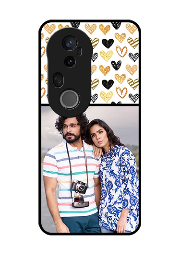 Vivo T4 Ultra 5G Custom Glass Phone Case - Love Symbol Design