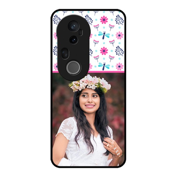Vivo T4 Ultra 5G Custom Glass Phone Case - Colorful Flower Design Vivo T4 Ultra 5G Custom Glass Phone Case - Colorful Flower Design