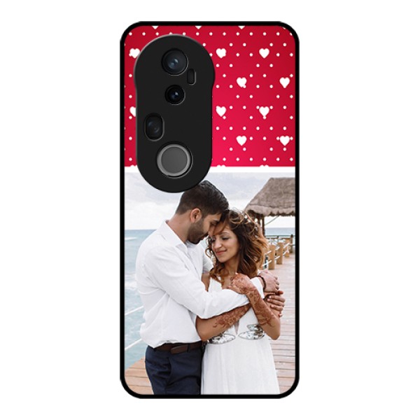 Vivo T4 Ultra 5G Custom Glass Phone Case - Hearts Mobile Case Design