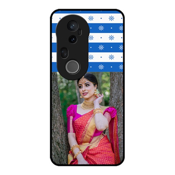 Vivo T4 Ultra 5G Custom Glass Phone Case - Snow Pattern Design