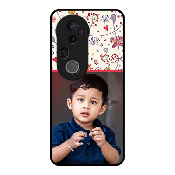 Vivo T4 Ultra 5G Custom Glass Phone Case - Premium Floral Design