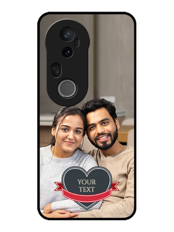 Custom Vivo T4 Ultra 5G Custom Glass Phone Case - Just Married Couple Design