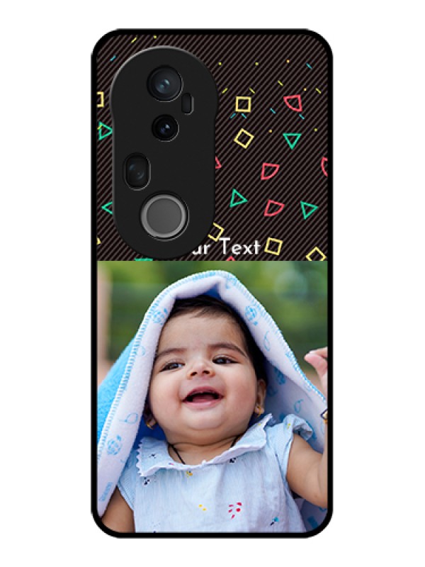 Custom Vivo T4 Ultra 5G Custom Glass Phone Case - With Confetti Birthday Design