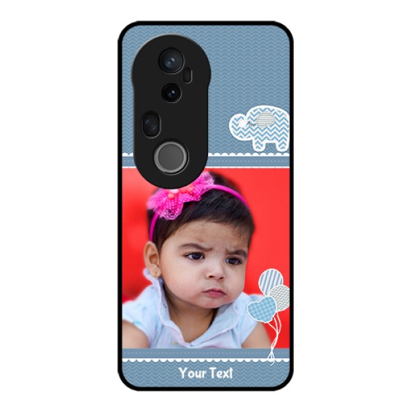 Vivo T4 Ultra 5G Custom Glass Phone Case - With Kids Pattern Design