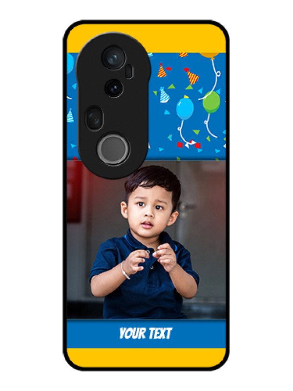 Custom Vivo T4 Ultra 5G Custom Glass Phone Case - Birthday Wishes Design