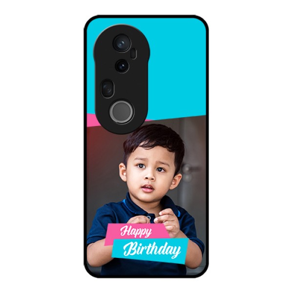 Vivo T4 Ultra 5G Custom Glass Phone Case - Image Holder With 2 Color Design Vivo T4 Ultra 5G Custom Glass Phone Case - Image Holder With 2 Color Design