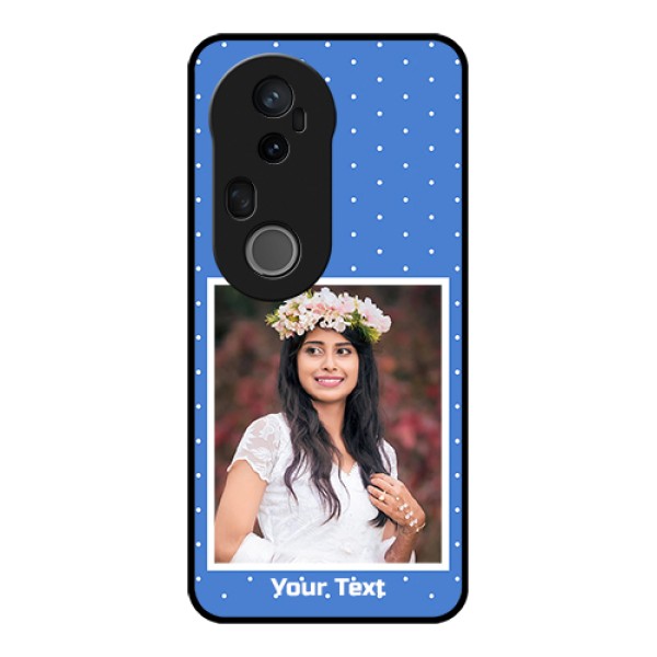 Vivo T4 Ultra 5G Custom Glass Phone Case - Polka Dots Design