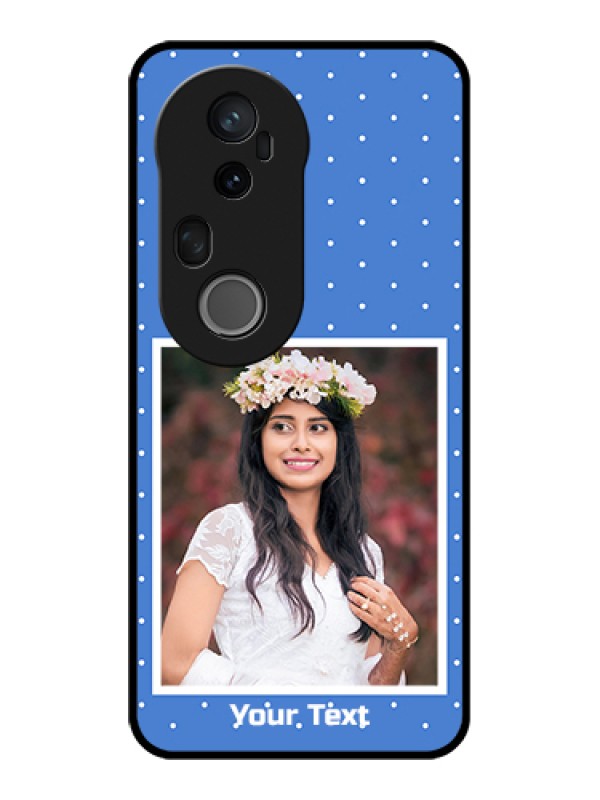 Custom Vivo T4 Ultra 5G Custom Glass Phone Case - Polka Dots Design