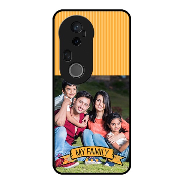 Vivo T4 Ultra 5G Custom Glass Phone Case - My Family Design