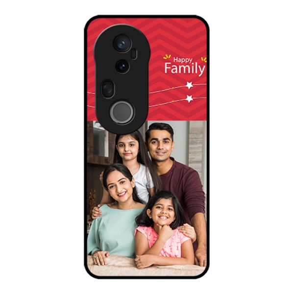Vivo T4 Ultra 5G Custom Glass Phone Case - Happy Family Design Vivo T4 Ultra 5G Custom Glass Phone Case - Happy Family Design