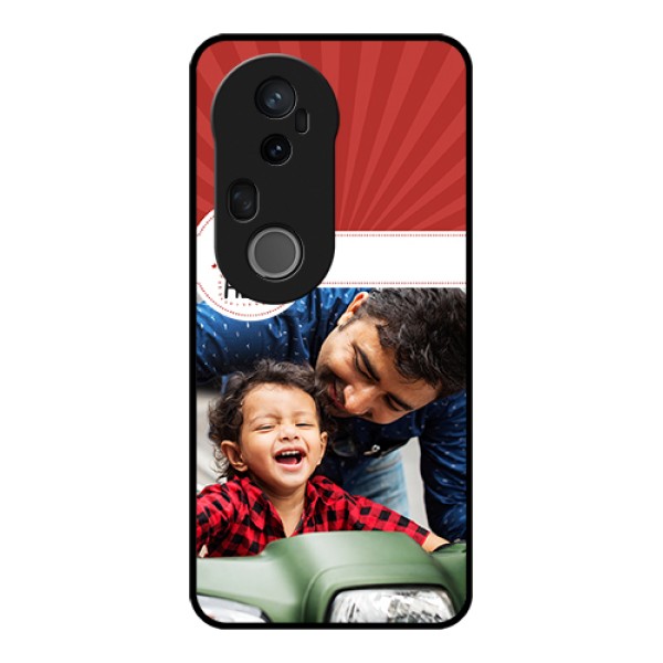 Vivo T4 Ultra 5G Custom Glass Phone Case - My Dad Hero Design