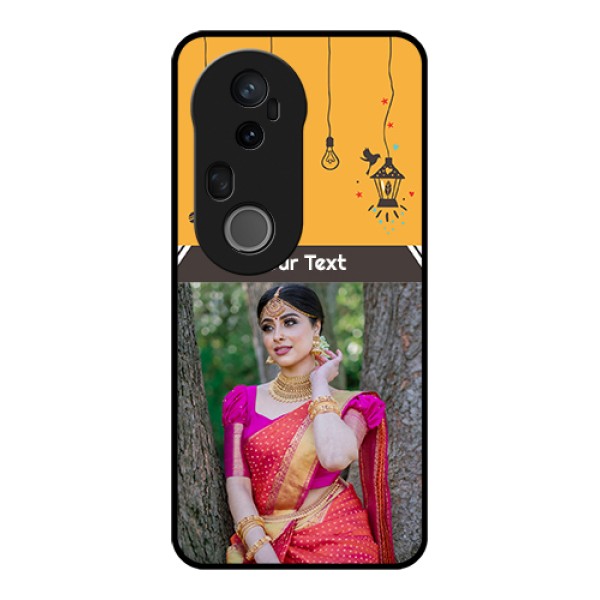 Vivo T4 Ultra 5G Custom Glass Phone Case - With Family Picture And Icons Vivo T4 Ultra 5G Custom Glass Phone Case - With Family Picture And Icons
