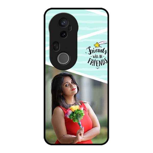 Vivo T4 Ultra 5G Custom Glass Phone Case - Friends Picture Icon Design Vivo T4 Ultra 5G Custom Glass Phone Case - Friends Picture Icon Design