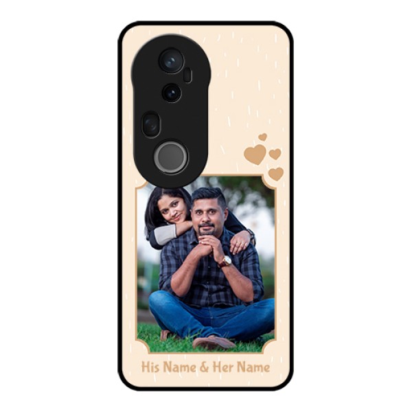 Vivo T4 Ultra 5G Custom Glass Phone Case - With Confetti Love Design Vivo T4 Ultra 5G Custom Glass Phone Case - With Confetti Love Design