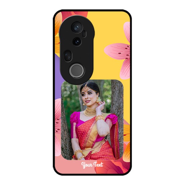 Vivo T4 Ultra 5G Custom Glass Phone Case - 3 Image With Vintage Floral Design