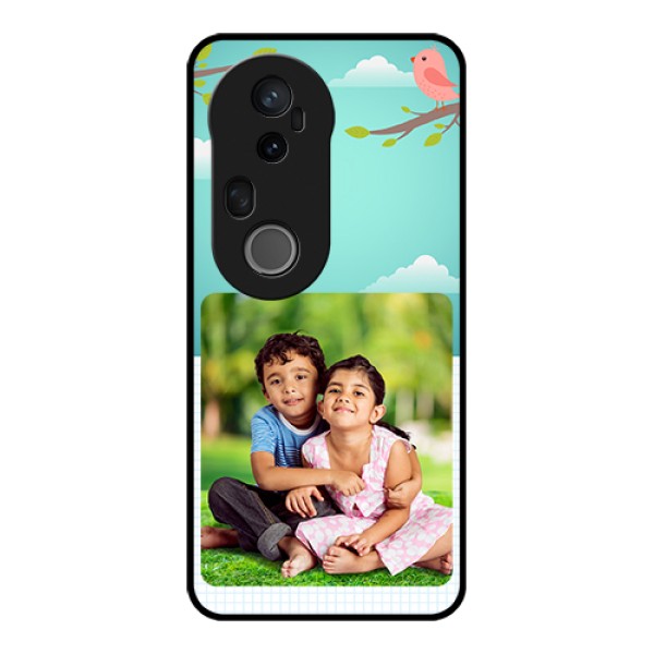 Vivo T4 Ultra 5G Custom Glass Phone Case - Doodle Love Design