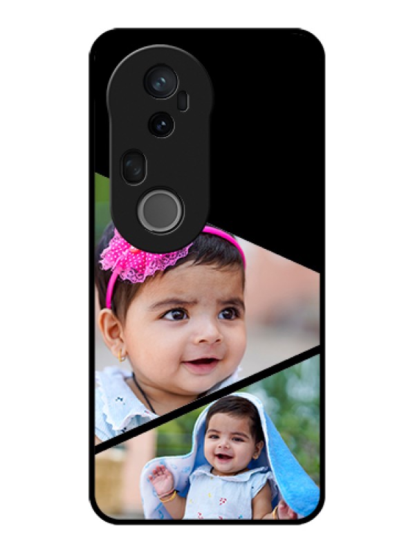 Custom Vivo T4 Ultra 5G Custom Glass Phone Case - Semi Cut Design