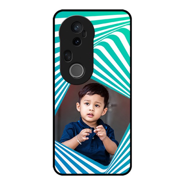 Vivo T4 Ultra 5G Custom Glass Phone Case - Abstract Spiral Design