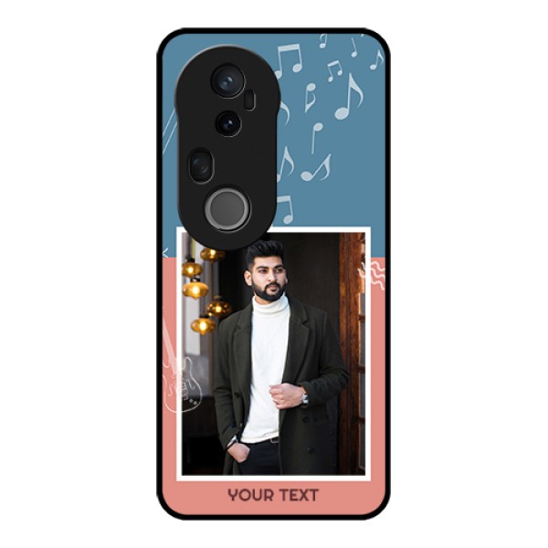 Vivo T4 Ultra 5G Custom Glass Phone Case - With Color Musical Note Design Vivo T4 Ultra 5G Custom Glass Phone Case - With Color Musical Note Design