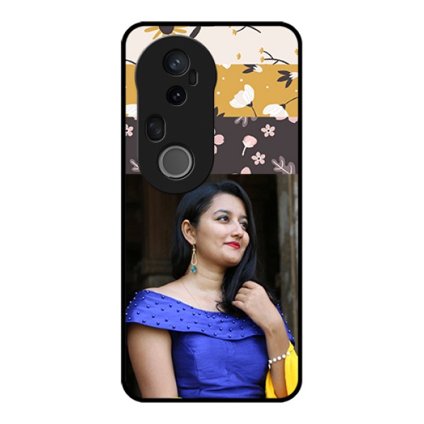 Vivo T4 Ultra 5G Custom Glass Phone Case - Stylish Floral Design Vivo T4 Ultra 5G Custom Glass Phone Case - Stylish Floral Design
