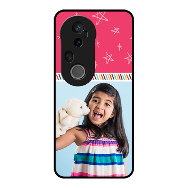 Vivo T4 Ultra 5G Custom Glass Phone Case - Line Art Design